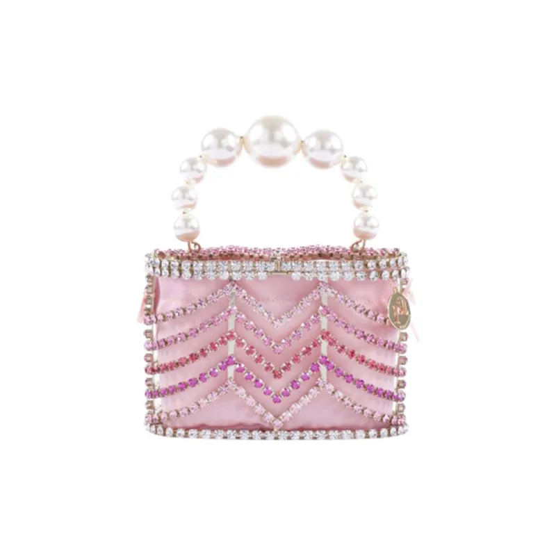 Rosantica Alloy Portable Dinner Bag Women's Pink-0
