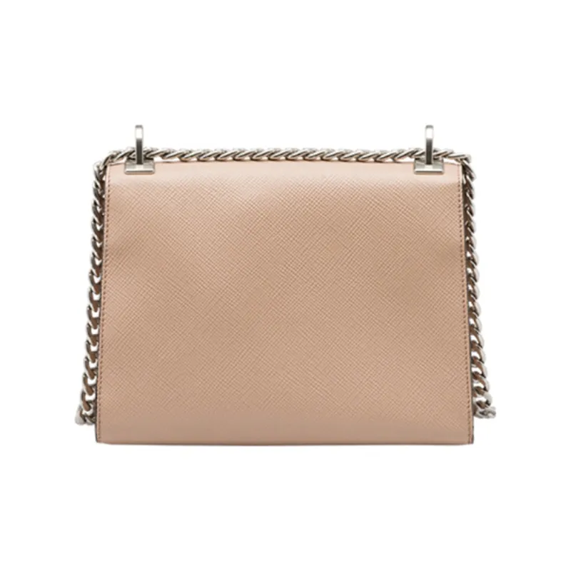 PRADA Calfskin Shoulder Bag Women's Light Pink-2