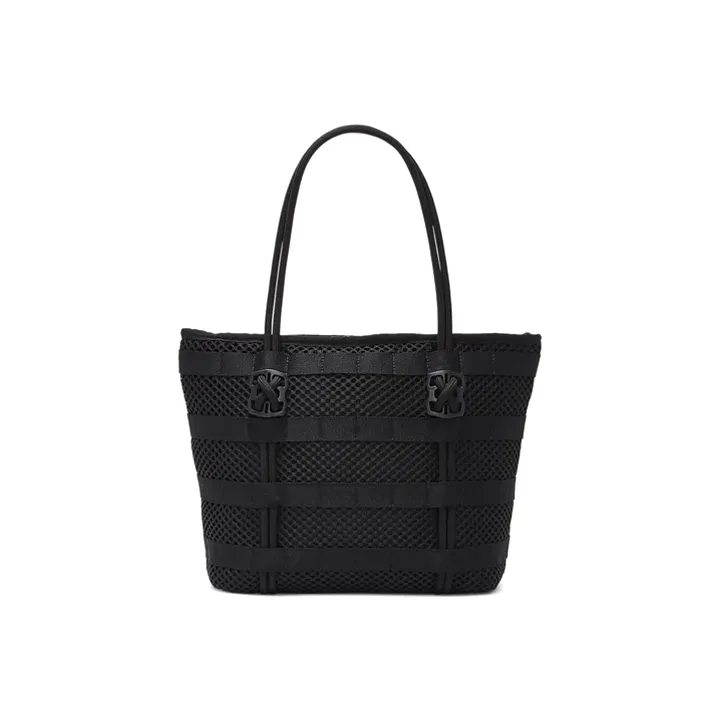 Nike Air Tote Bag Polyester Tote Bag Shopping Bag Shoulder Bags Handbags Regular Unisex Pure Black-1