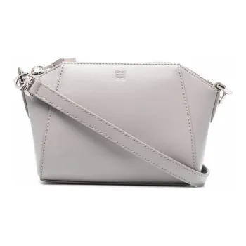 GIVENCHY Antigona Calfskin Shoulder Bag Crossbody Bag Extra Mini Women's Gray