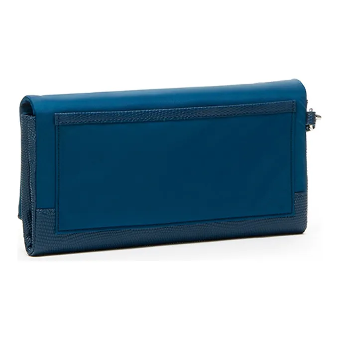 TUMI Voyageur Elastic Nylon Long Foldable Wallet Women's Dark Green-1