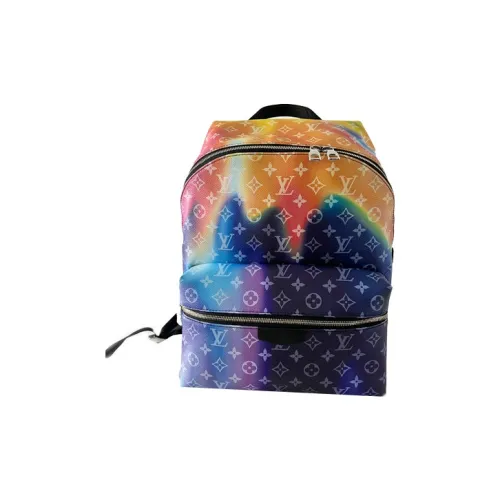 LOUIS VUITTON Canvas Backpack Men's Multicolor