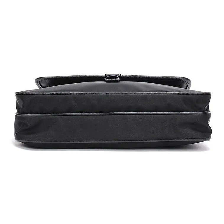 PRADA Nylon Fabric Messenger Bag Shoulder Bag Crossbody Bag Men's Black-2