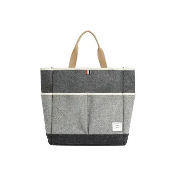 THOM BROWNE Shetland Garden Tote Bag