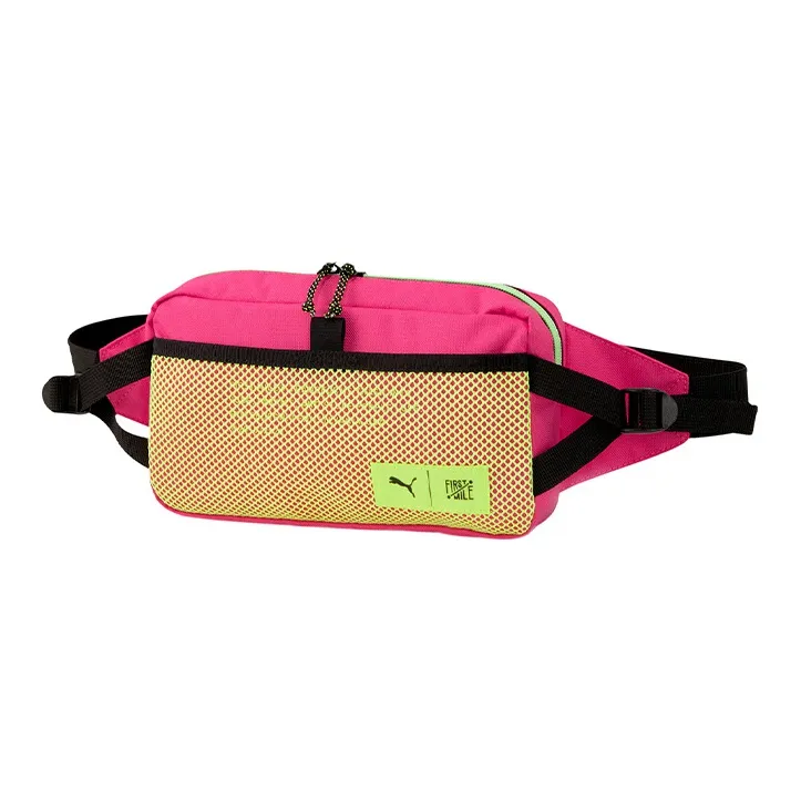 PUMA Recyclable Material Shoulder Bag Crossbody Bag Fanny Pack Regular Unisex Bright Pink-0