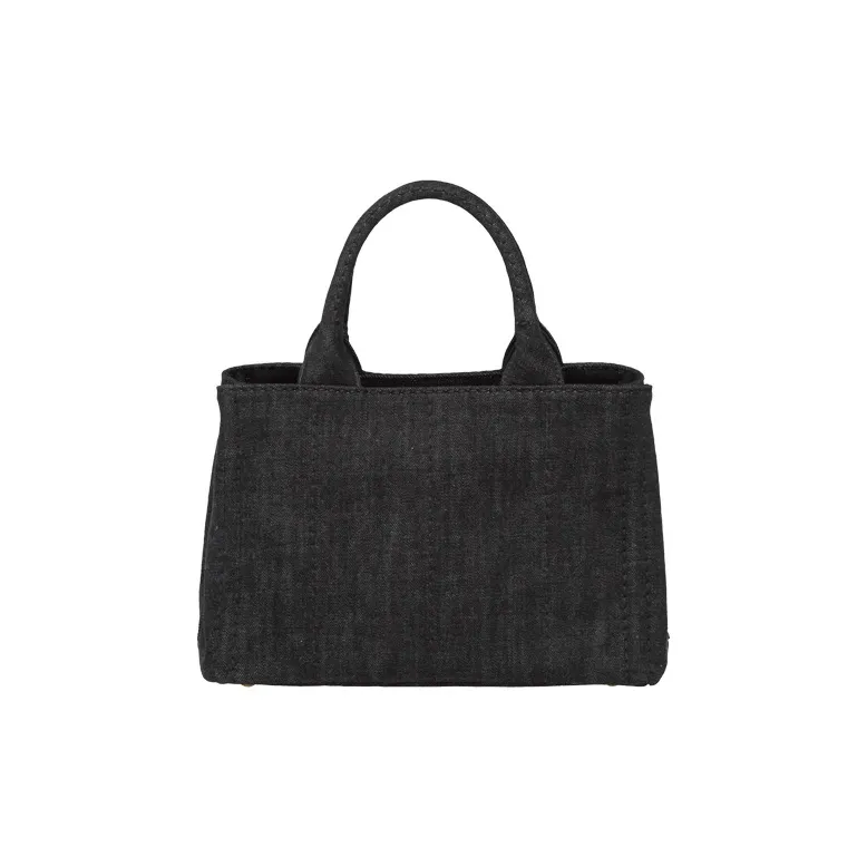 PRADA Fabric One Shoulder Handbags Women's Black-3