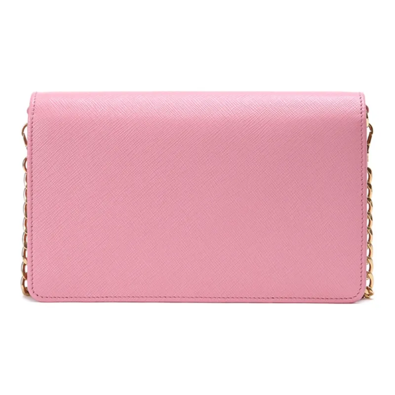 PRADA Cow Leather Shoulder Bag, Crossbody Bag Regular Women's Pink-2