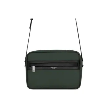 SAINT LAURENT Nylon Camera Bag, Shoulder Bag, Crossbody Bag Men's Jasper/Black