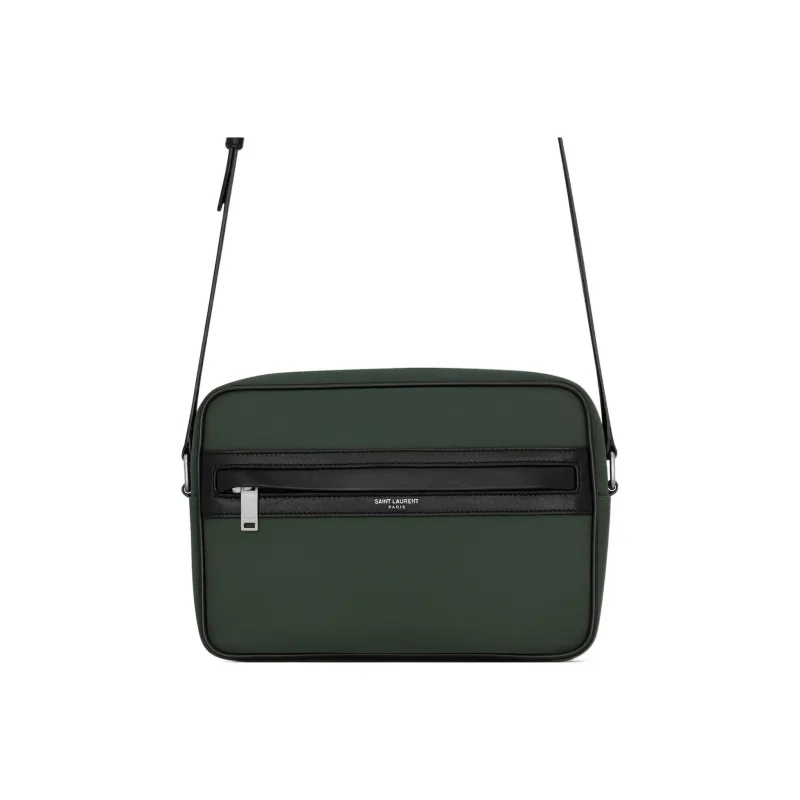 SAINT LAURENT Nylon Camera Bag, Shoulder Bag, Crossbody Bag Men's Jasper/Black-0