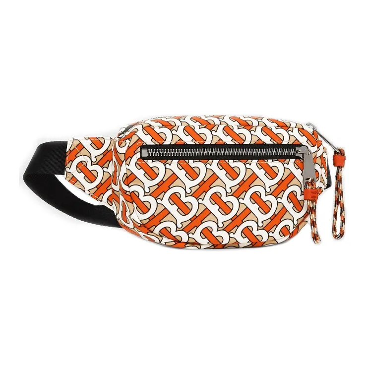 Burberry Cannon Bum Bag Monogram Print Small Vermillion-3