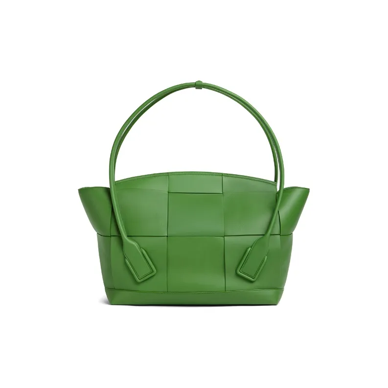 Bottega Veneta Calfskin One Shoulder Handbags Women's Green-2