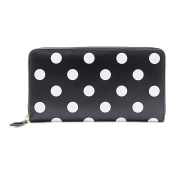 CDG Leather Wallet Regular Women's Black