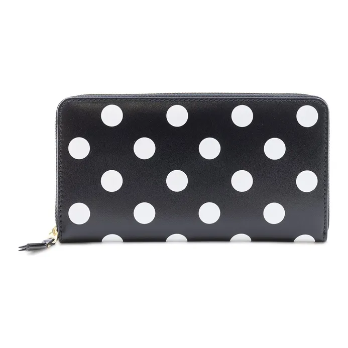 CDG Leather Wallet Regular Women's Black-0