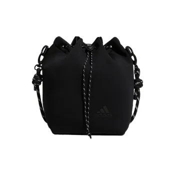Adidas Polyester Bucket Bag, Shoulder Bag, Crossbody Bag Regular Unisex Black