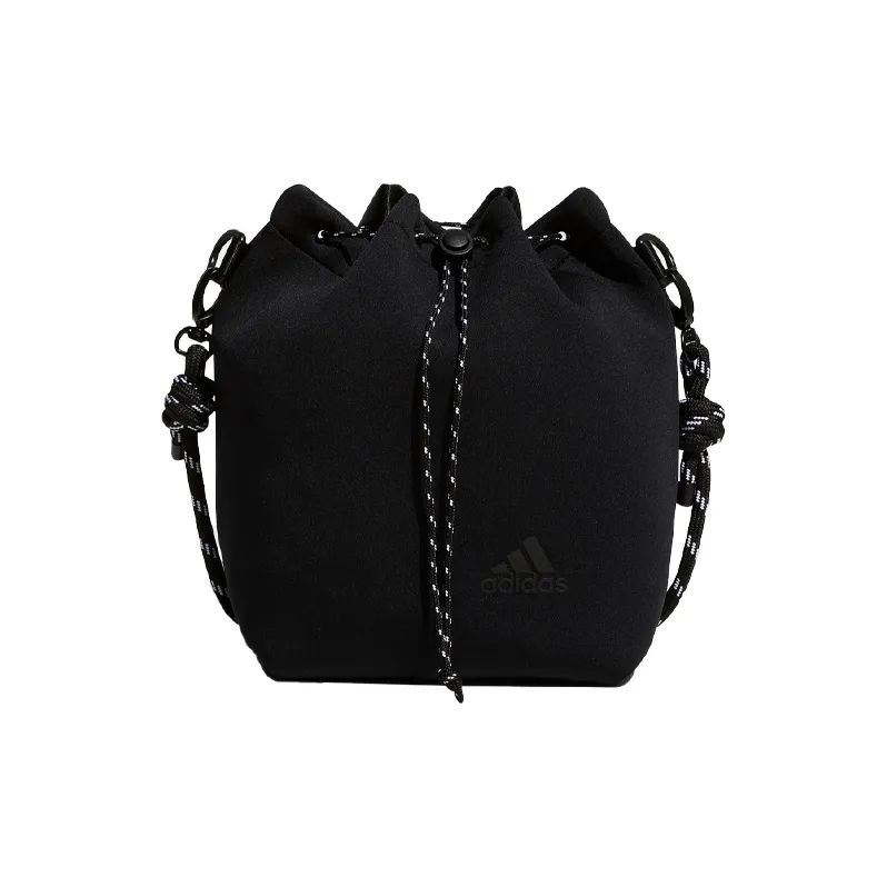 Adidas Polyester Bucket Bag, Shoulder Bag, Crossbody Bag Regular Unisex Black-0