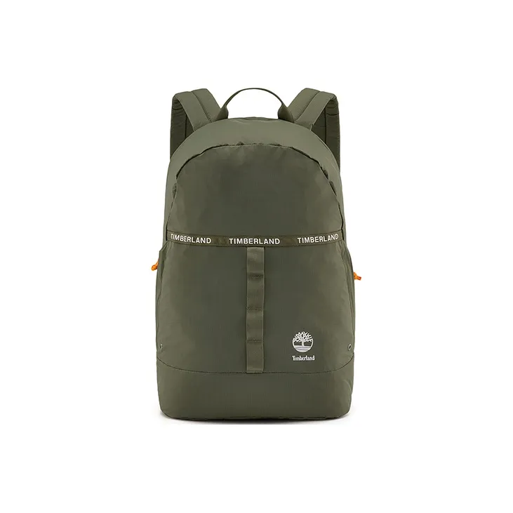 Timberland Nylon Backpack Unisex Army Green-0