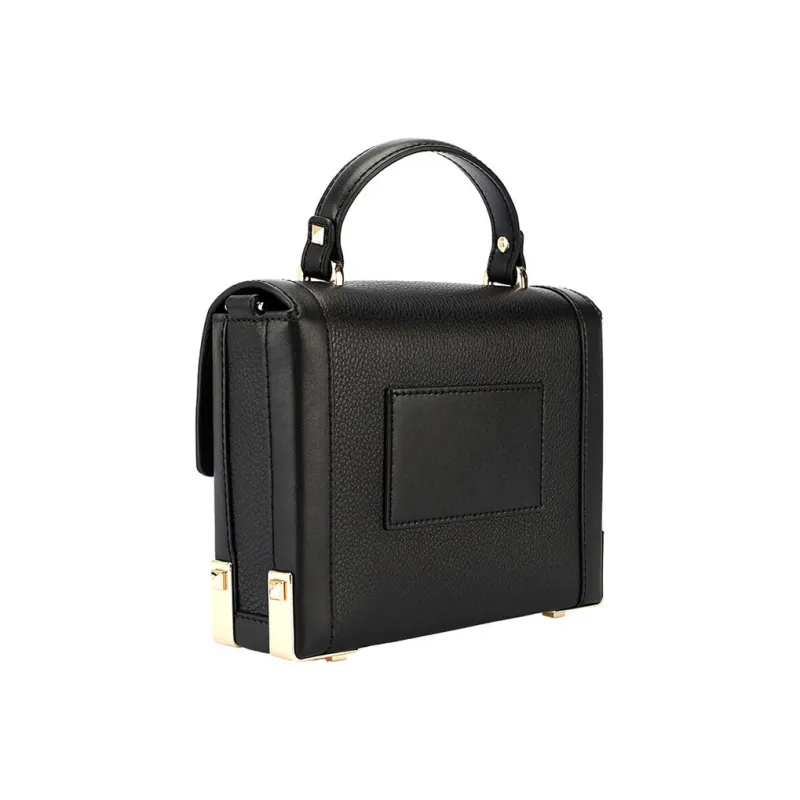 MICHAEL KORS Jayne Leather Handbag Shoulder Bag Crossbody Bag Small Size Women's Black-2