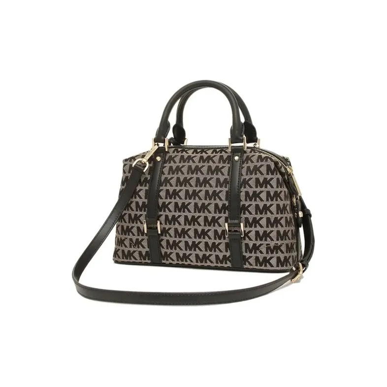 MICHAEL KORS Ginger Leather Shoulder Bag, Crossbody Bag, Handbag Regular Unisex Olive Green-1