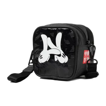 LiNing OG_SLICK Collaboration Polyethylene Small Square Bag Shoulder Bag Crossbody Bag Regular Unisex Black