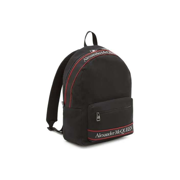 Alexander McQueen Urban Cotton Backpack Crossbody Bag Regular Men's Black-1