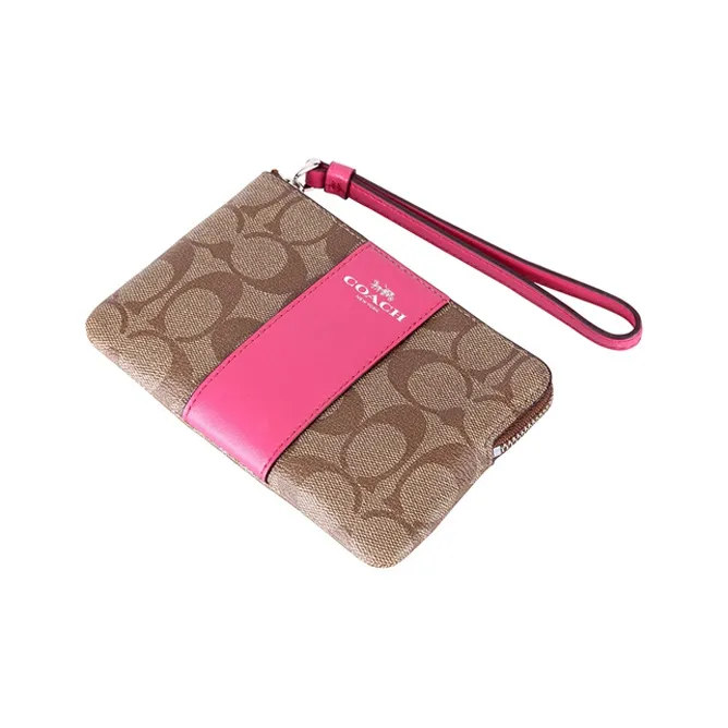 COACH Corner Zip Coin Purses-3
