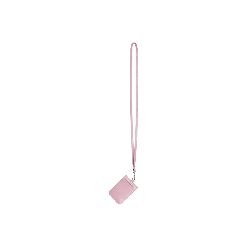 Balenciaga Gossip Cow Leather Card Clip Card Holder Women's Light Pink-2