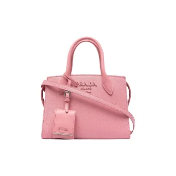 PRADA Calfskin Handbag Women's Pink