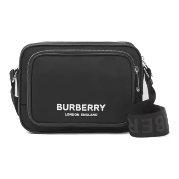 Burberry Polyamide With Leather And Nylon Messenger Bag Shoulder Bag Crossbody Bag Men's Black