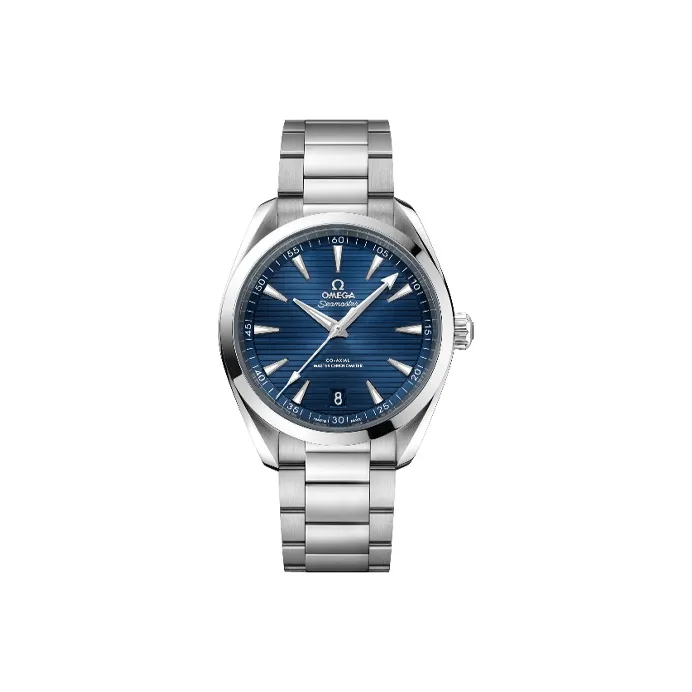OMEGA AQUA TERRA 150 Meters Automatic Mechanical Movement Men's Watches Watch 41mm Blue Dial-0