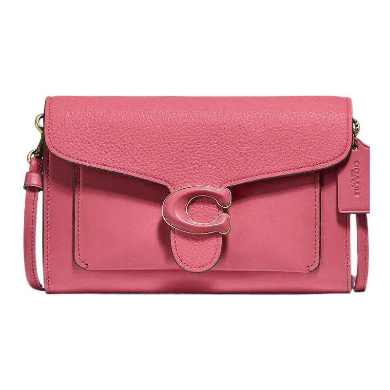 COACH Tabby Cow Leather Patchwork Leather Handbag Shoulder Bag Crossbody Bag Small Size Women's Pink-0