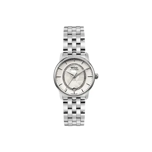 MIDO Wmns Baroncelli Seriesh Automatic Mechanical Watch M007.207.11.116.00 Silver