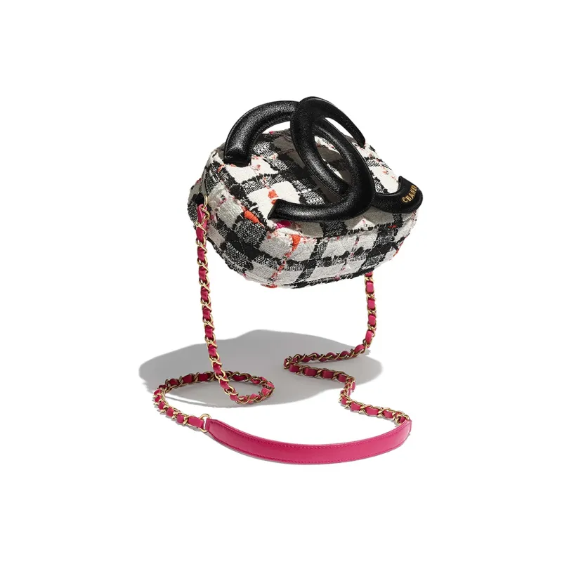 CHANEL Tweed Shoulder Bag Women's Multicolor-3
