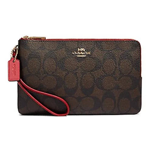 COACH Double Zip Wallet Clutches