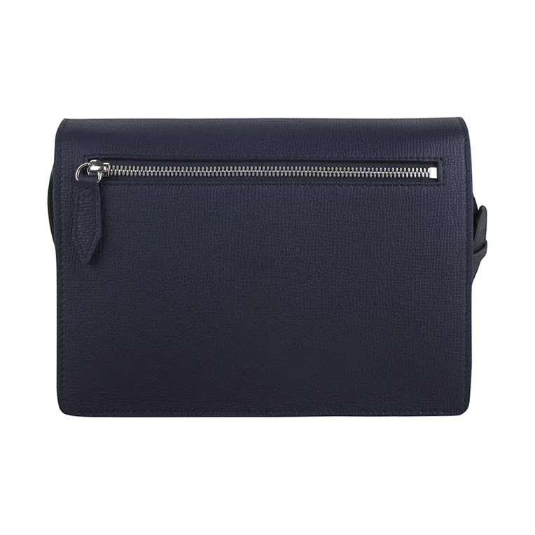 Burberry Canvas With Leather Messenger Bag Shoulder Bag Crossbody Bag Regular Women's Blue-3