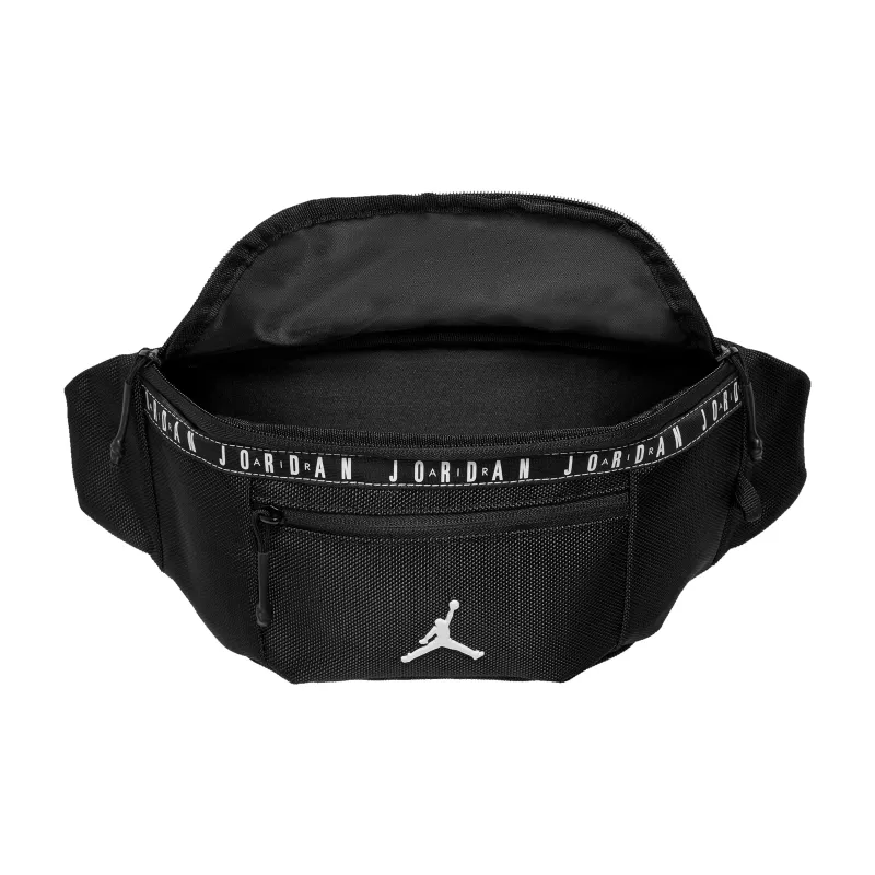 Jordan Polyester Sling Bag Crossbody Bag Fanny Pack Regular Unisex Black-1