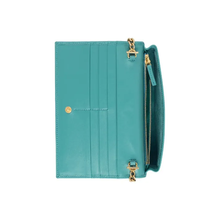 GUCCI Horsebit 1955 Leather WOC Small Crossbody Bag Shoulder Bag Crossbody Bag Small Size Women's Light Blue-3