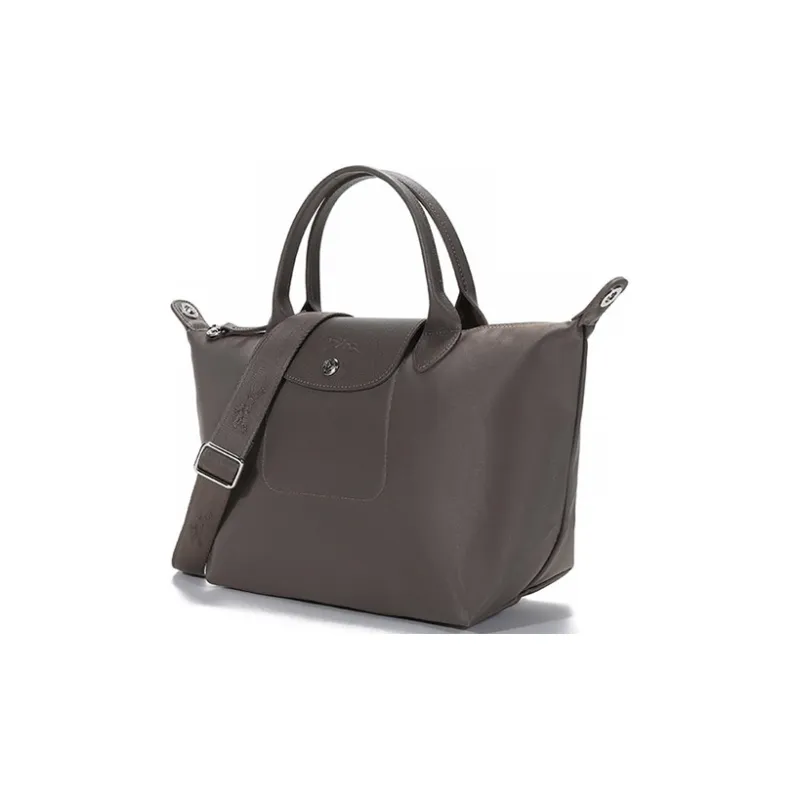 LONGCHAMP Le Pliage Néo Fabric Dumpling Bag, Shoulder Bag, Handbag Women's Gray Green-1
