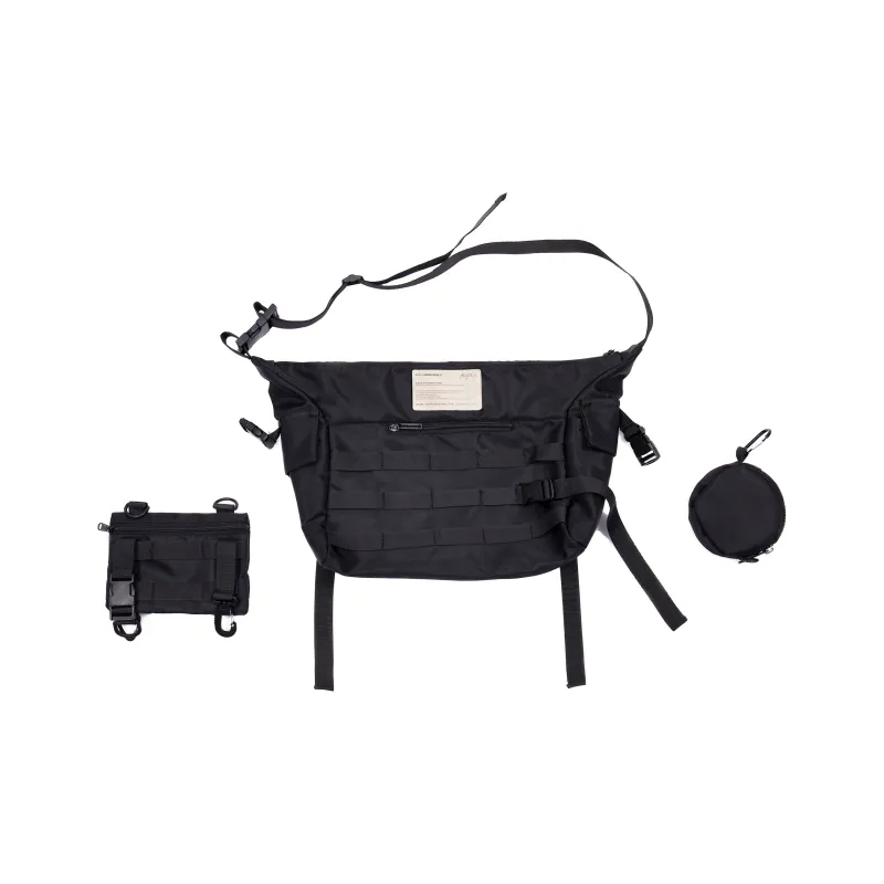 KILLWINNER Polyester Messenger Bag Shoulder Bag Crossbody Bag Regular Unisex Black-1