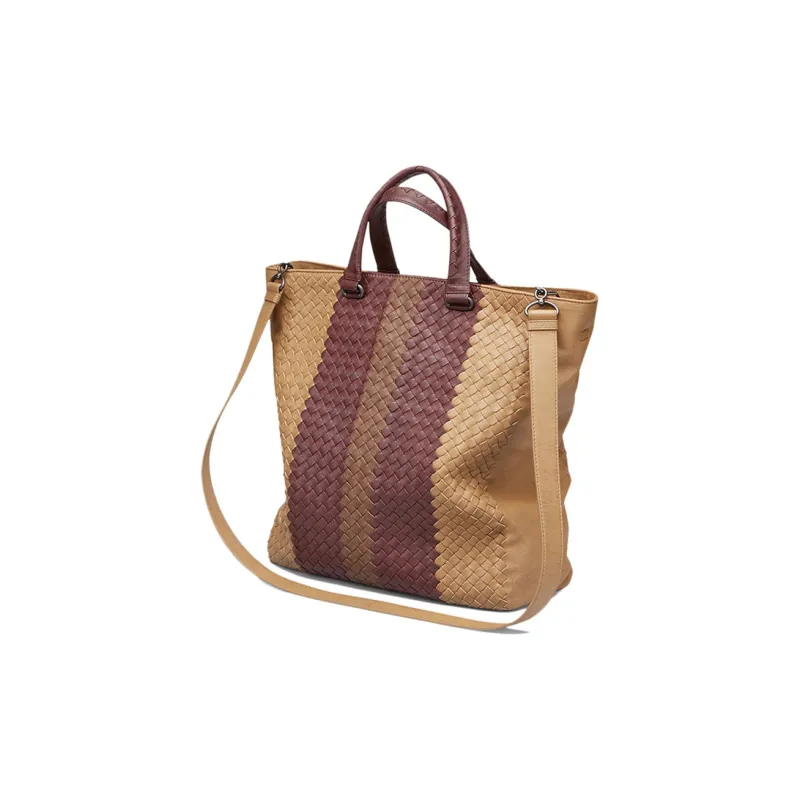 Bottega Veneta Sheepskin Crossbody One Shoulder Handbags Women's Brown-1