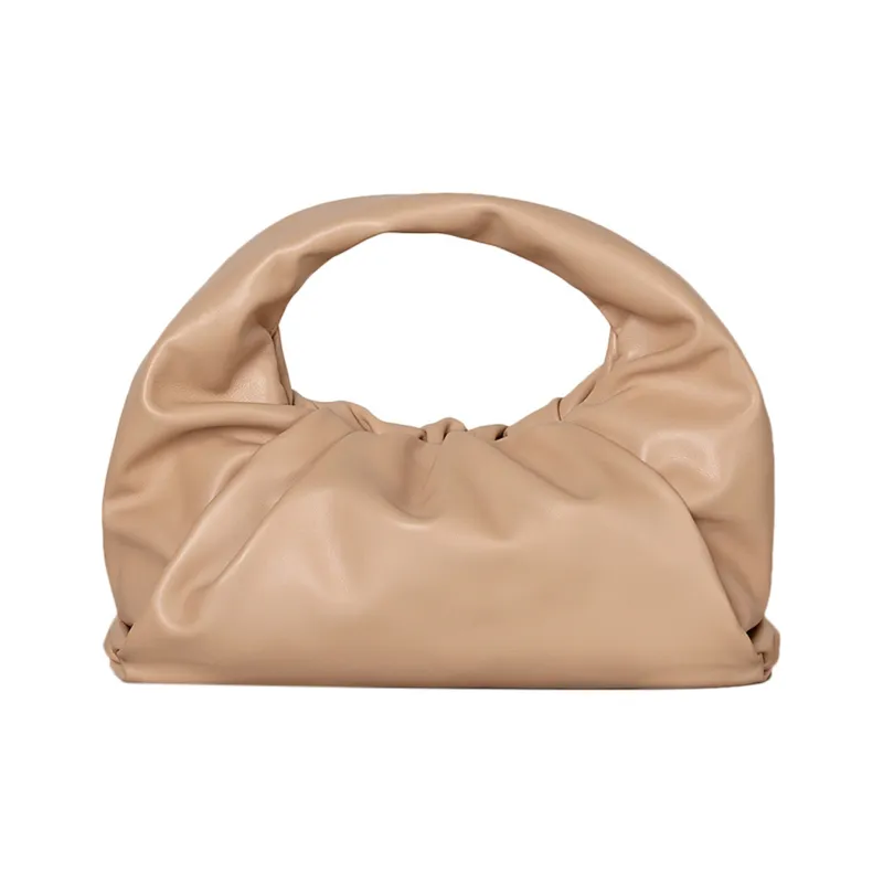 Bottega Veneta Calfskin Handbag Women's Beige-0