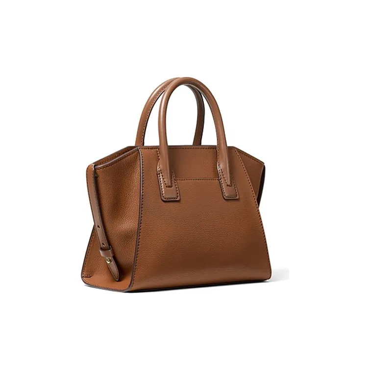 MICHAEL KORS Avril Cow Leather Handbag Shoulder Bag Crossbody Bag Small Size Women's Caramel Brown-1