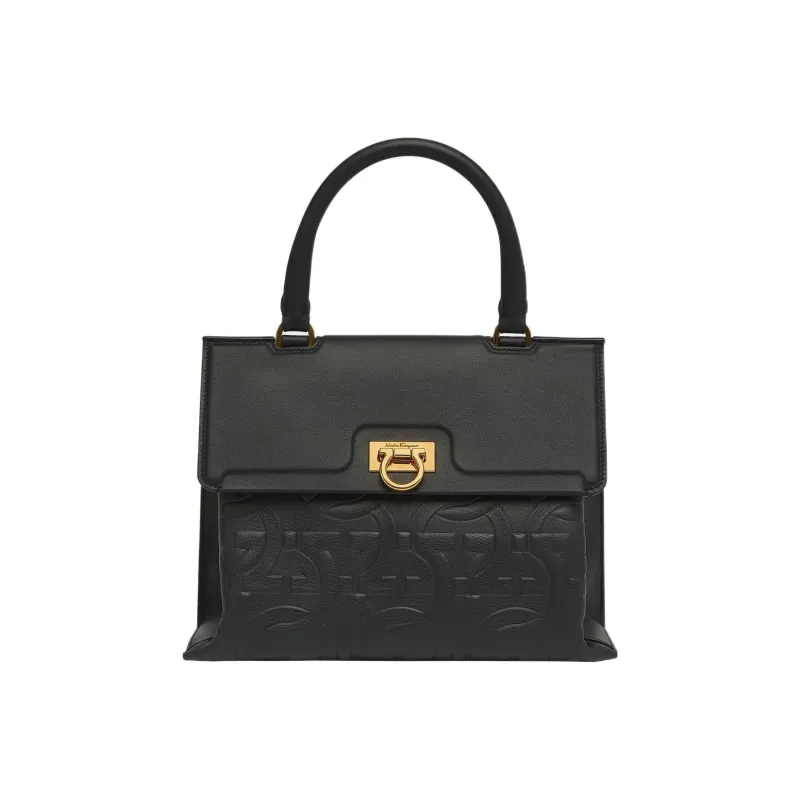 Ferragamo Trifolio Handbags-0