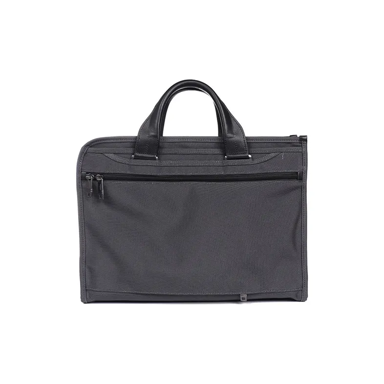 TUMI Nylon Portable Briefcase Laptop Bag Men's Gray-3