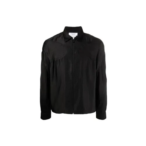 Marine Serre Jackets Men Black