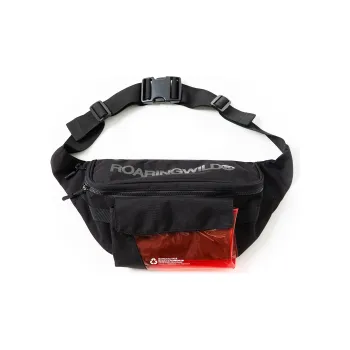 ROARINGWILD Polyamide Fanny Pack Regular Unisex Black/Red
