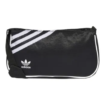 Adidas Originals Leather Shoulder Bag Crossbody Bag Mini Unisex Black
