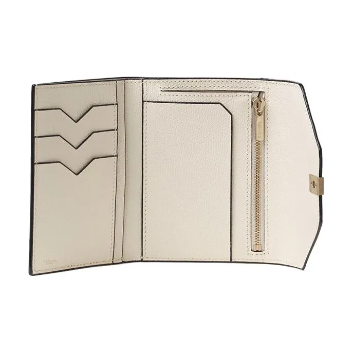 Valextra Iside Calfskin Wallet Unisex White-3