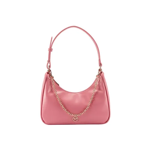 VICTORIA·HYDE Artificial Leather Underarm Crescent Bag, Shoulder Bag Regular Women's Pink
