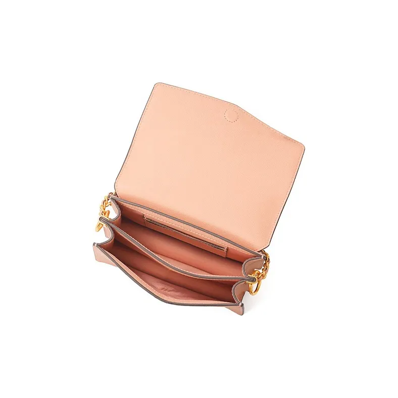 TORY BURCH Robinson Leather Trunk Bag, Crossbody Bag, Shoulder Bag Women's Pink-3