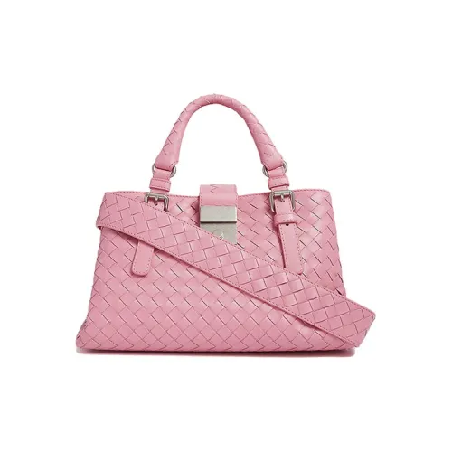 Bottega Veneta Cow Leather Handbag Regular Women's Pink